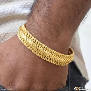 1 Gram Gold Plated Amazing Design Link Bracelet for Men - Style D348