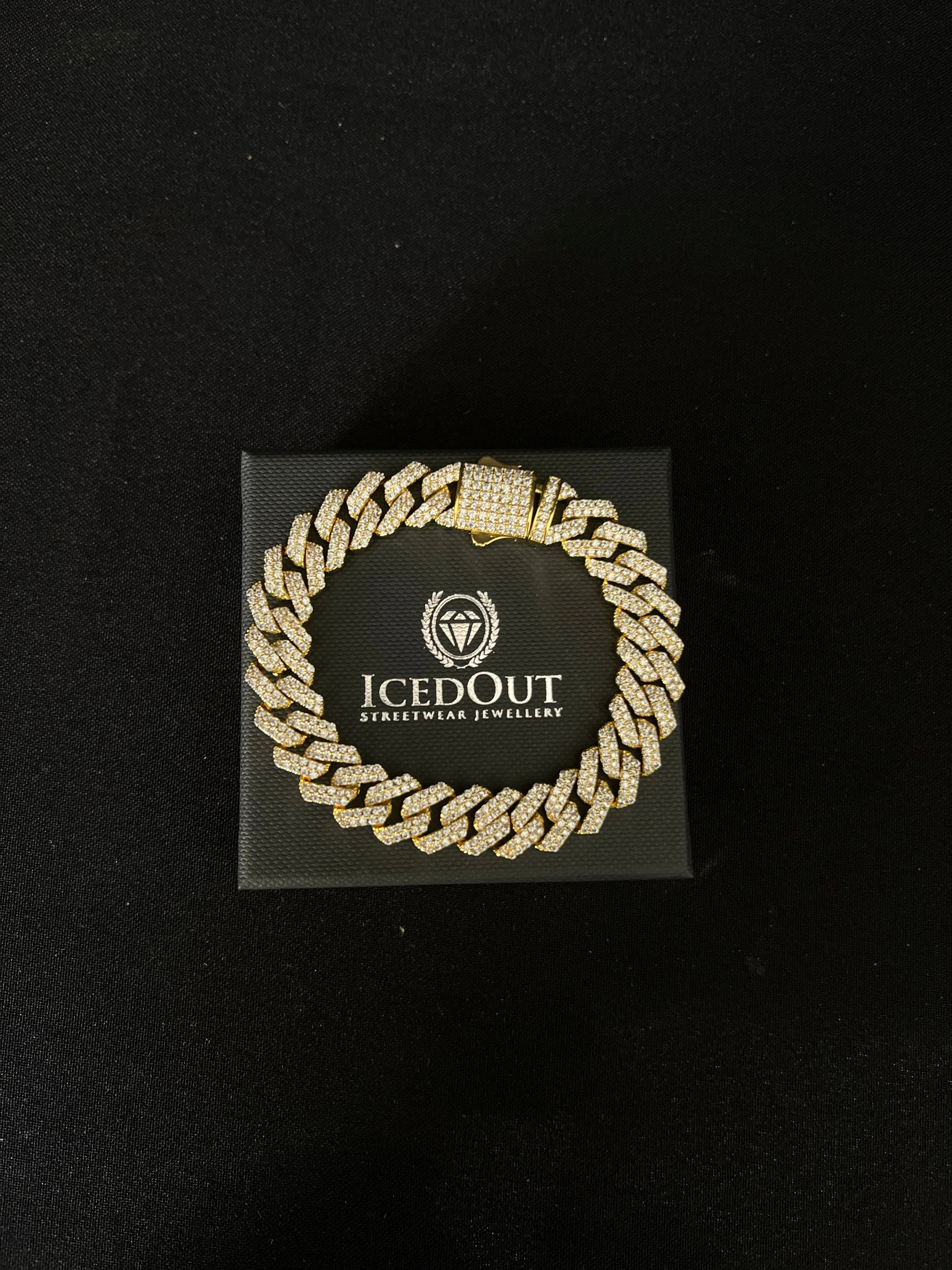 12MM Miami bracelet - Gold