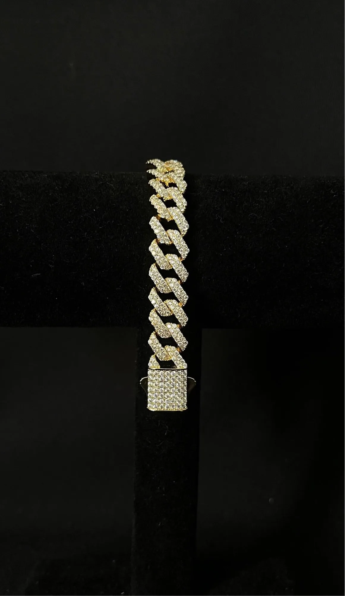 12MM Miami bracelet - Gold