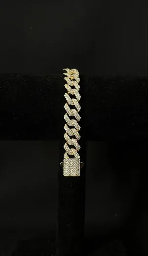 12MM Miami bracelet - Gold