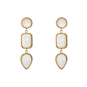 AEC Paris Persephone Moonstone Earrings