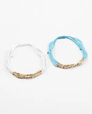 Bead Drawstring Bracelet