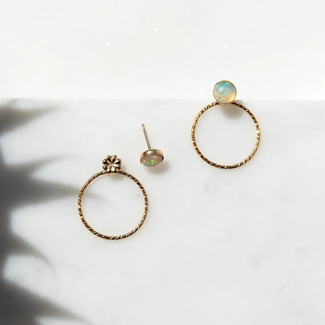 Gem Stud Hoop