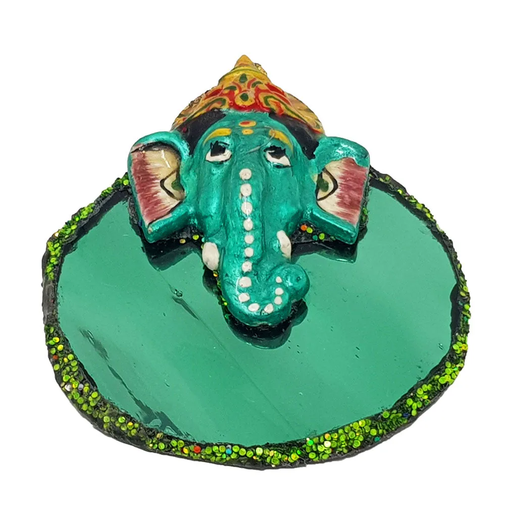 GREEN ELEPHANT BROOCH - GG