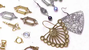 How to Make Quick and Easy Stamping and Filigree Earrings