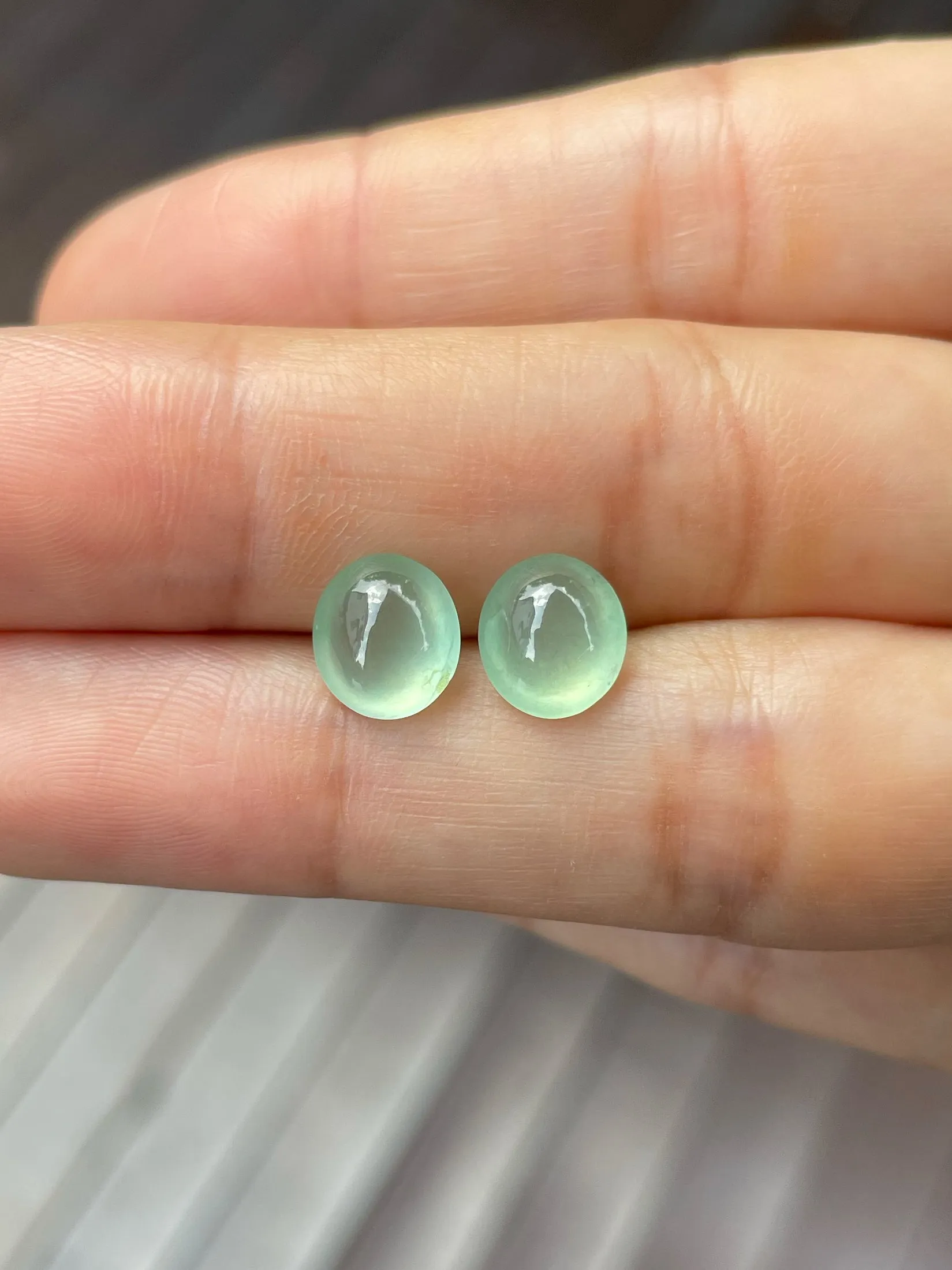 Jade Cabochons Pairs (NJE163)