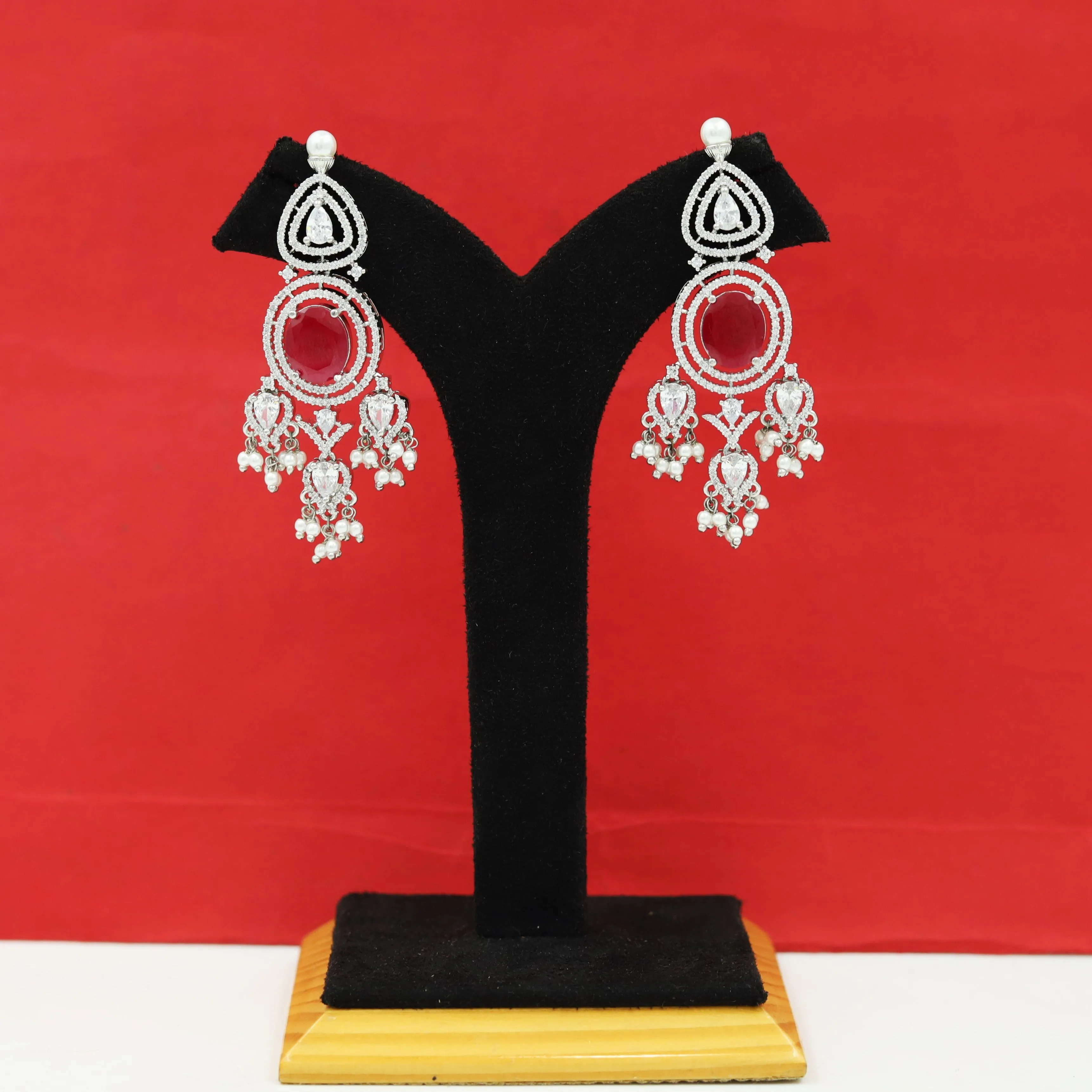 Manish Malhotra Inspired Choker Zircon/AD Necklace Set 11892-69