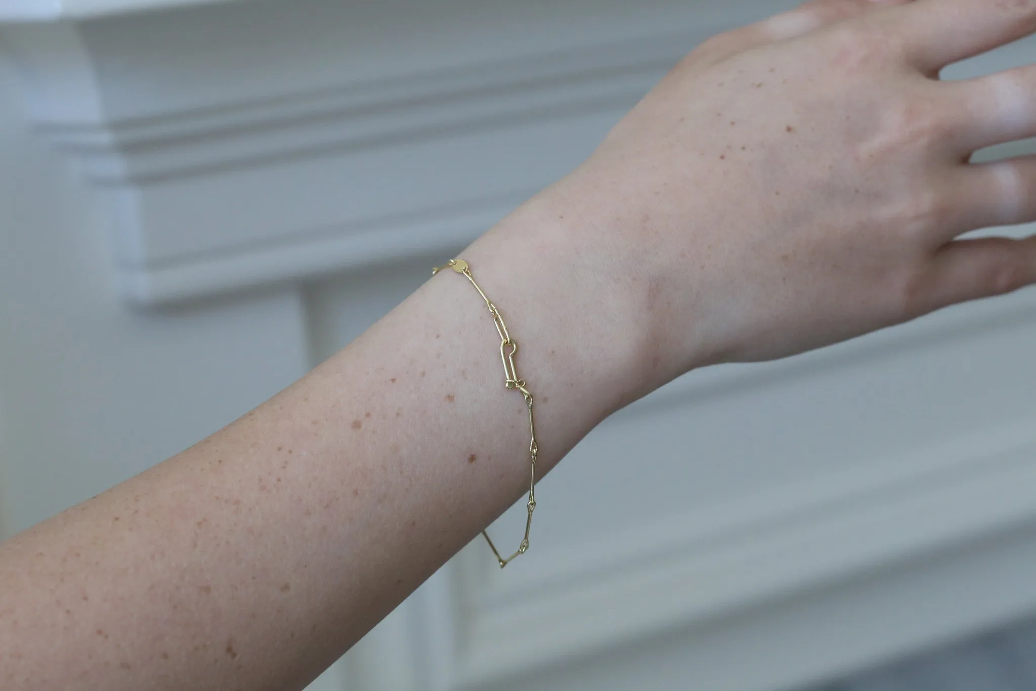 Needle Eye Chain Bracelet - Light Weight
