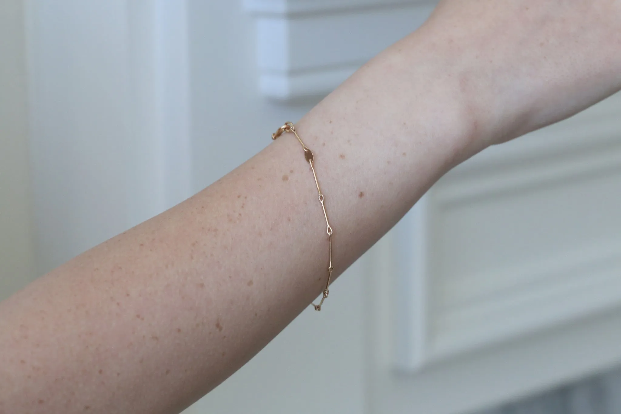 Needle Eye Chain Bracelet - Light Weight
