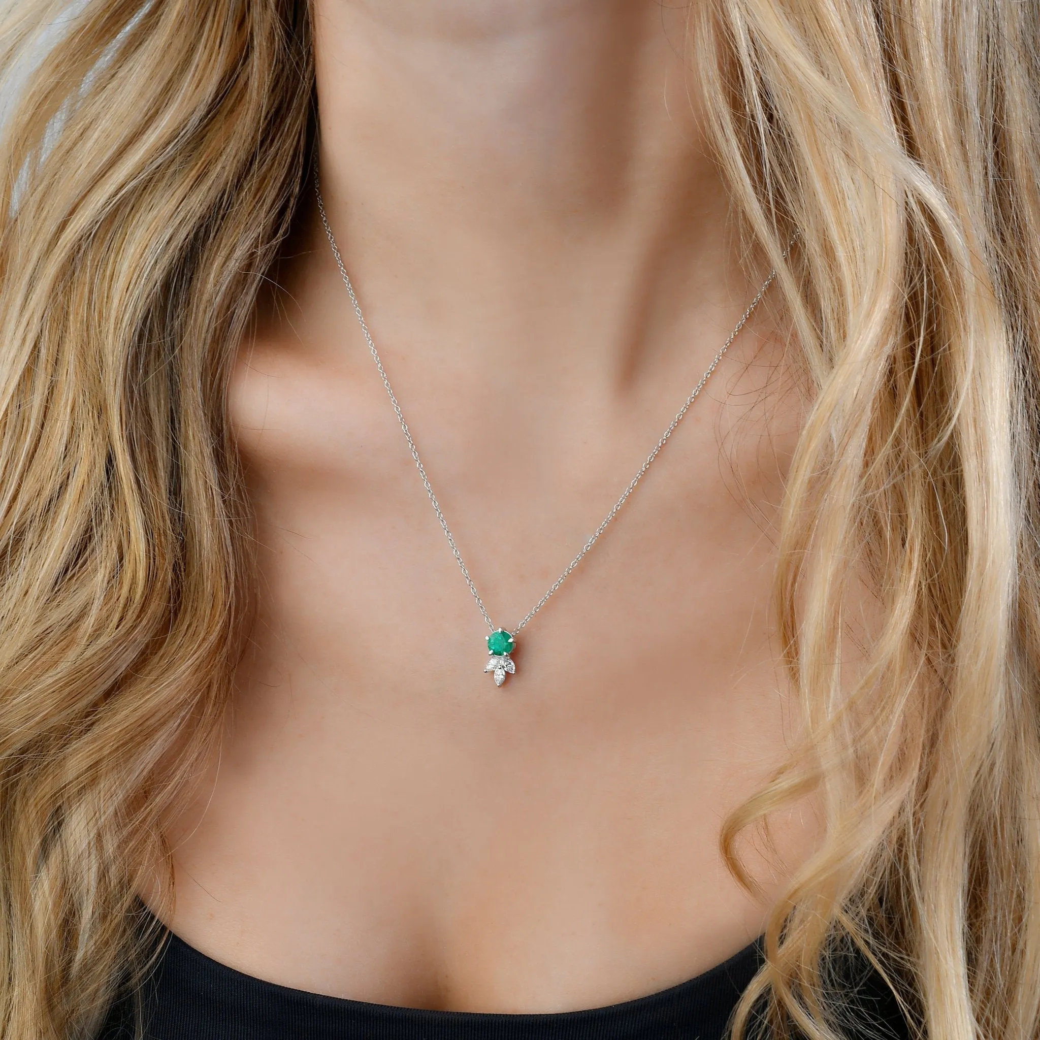 Petal Necklace - WG