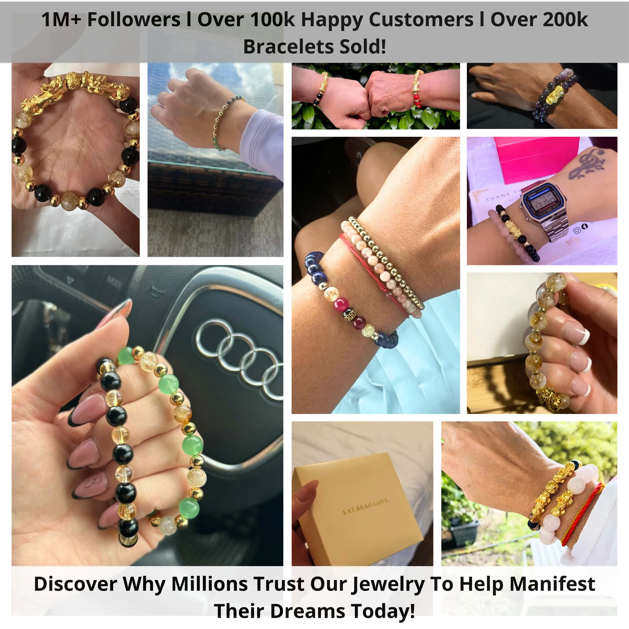 Pisces Double Love and Money Bracelet Stack