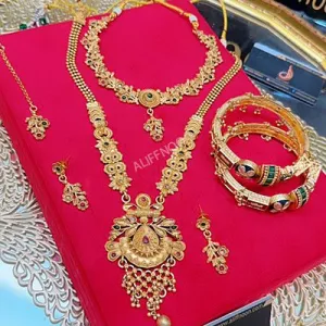 Rajwari Mala Set with Ghani Set and Kery