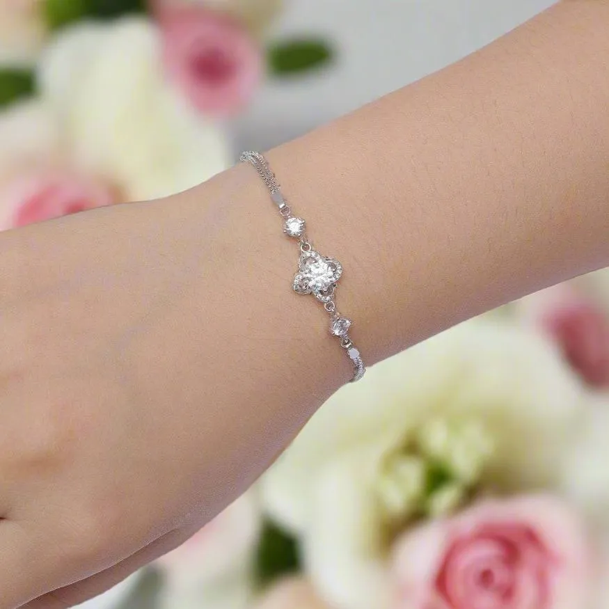 Round Diamond Space Love Bracelet