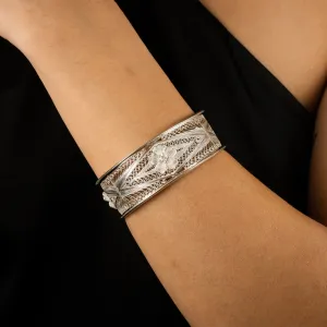 Sakura Relief Cuff Bracelet