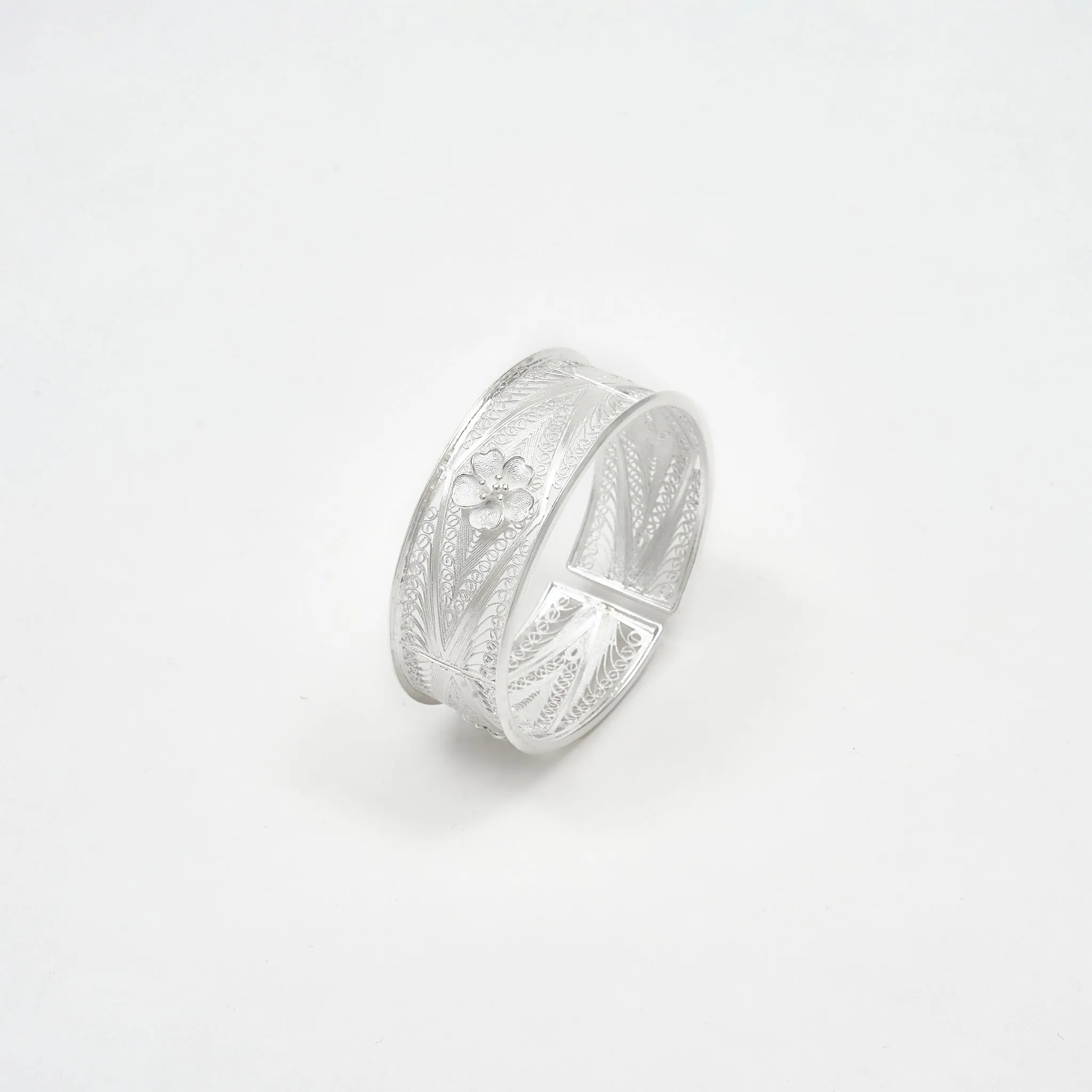 Sakura Relief Cuff Bracelet