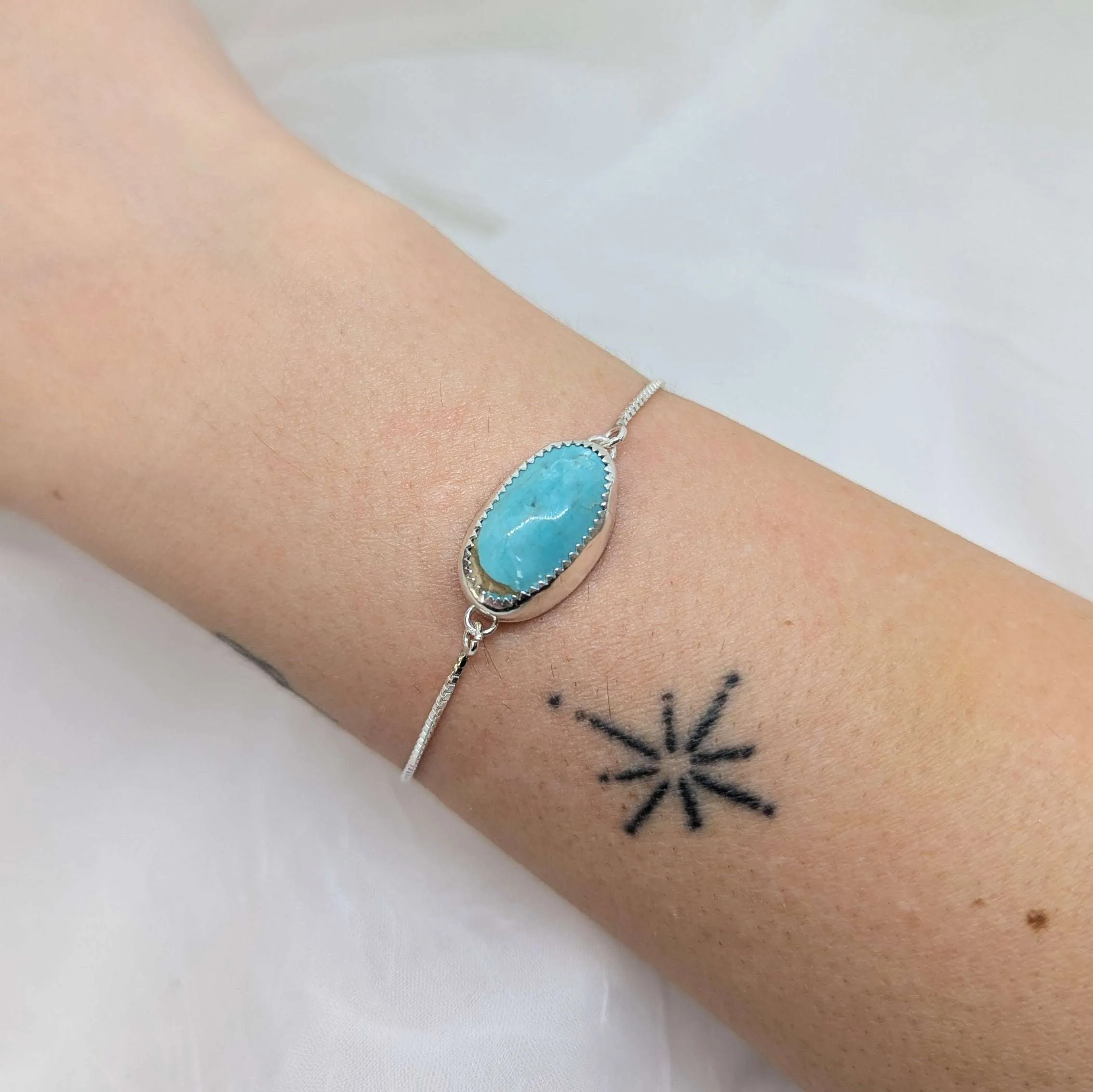 Simple turquoise bracelet