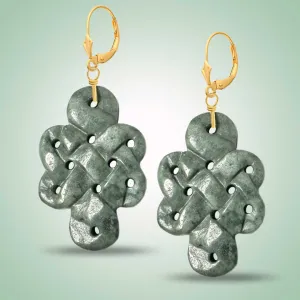 Woven Figure Earrings