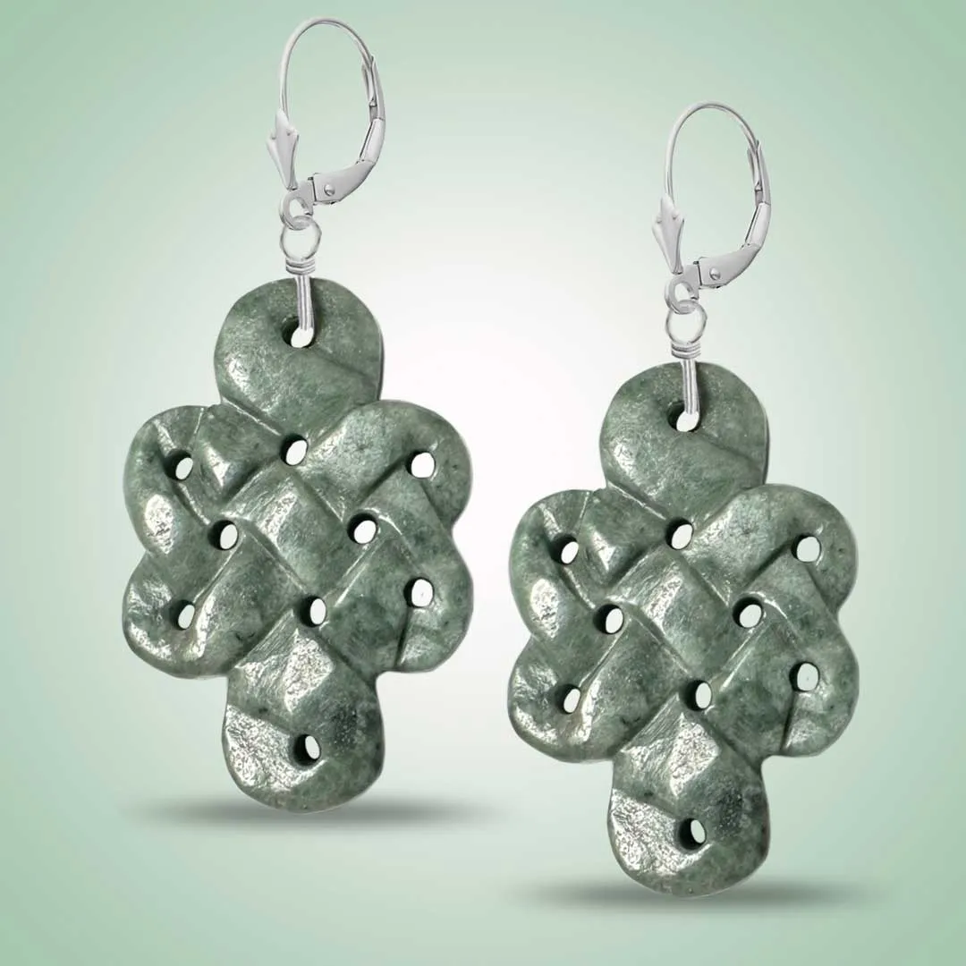 Woven Figure Earrings