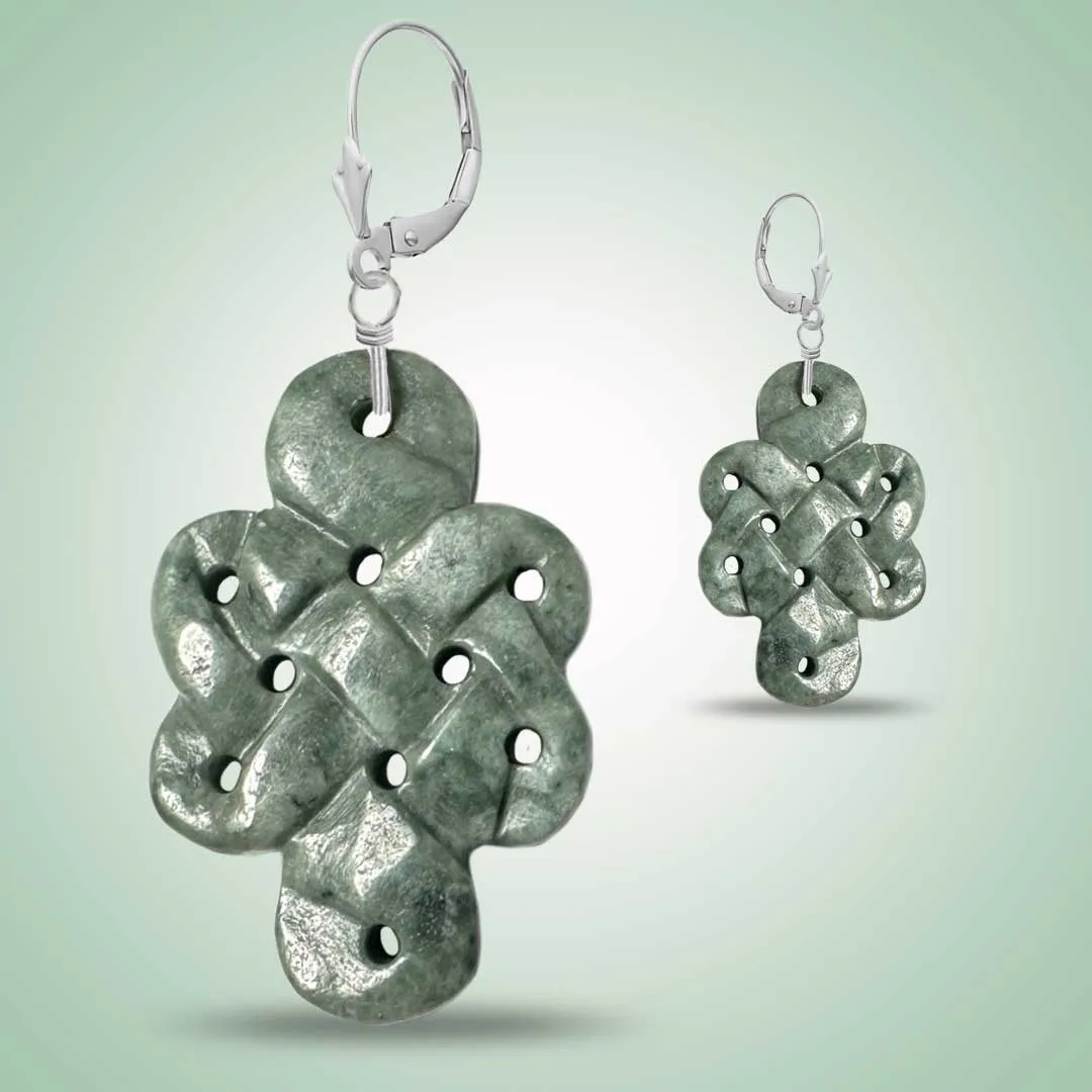 Woven Figure Earrings